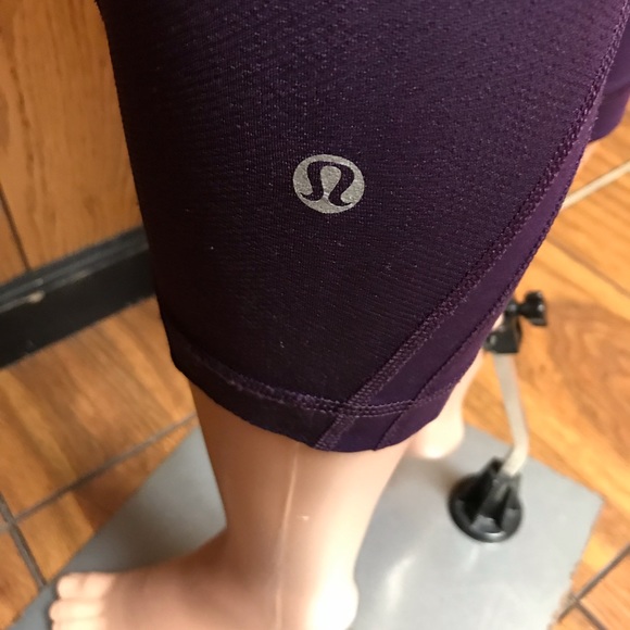 Lululemon" Run Inspire Crop leggings purple - Picture 16 of 16